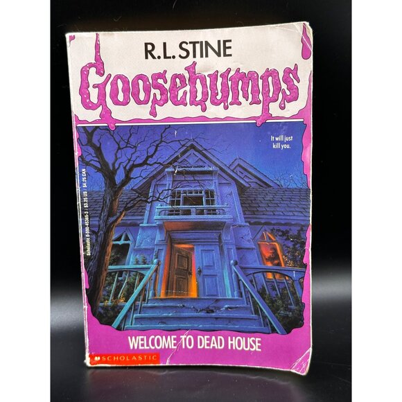 Goosebumps R.L. Stine Welcome to Dead House 1st Edition 2nd Printing READ - Picture 1 of 10